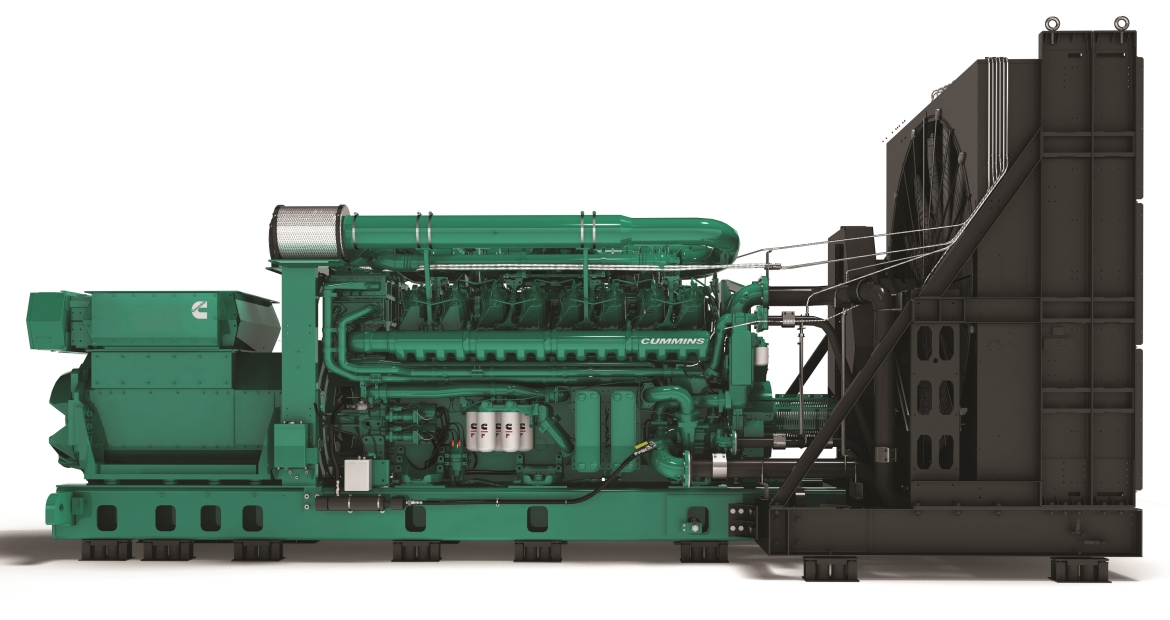 Cummins top gen set